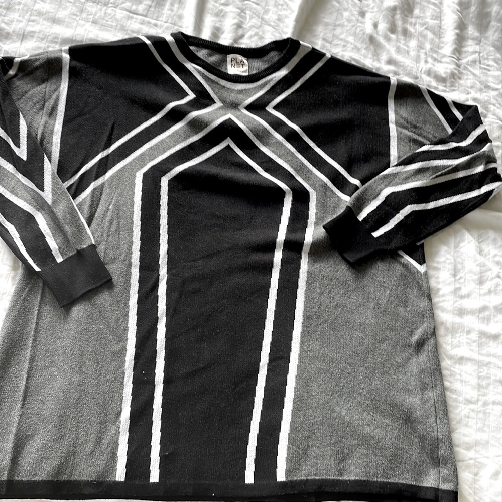 Planet soft cotton crew neck sweater